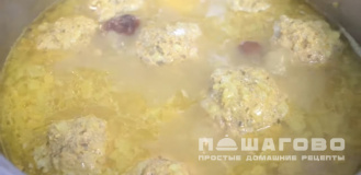 Фото приготовления рецепта: Кюфта-бозбаш - шаг 9