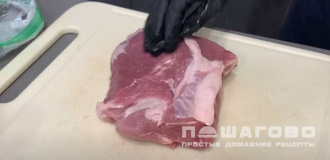 Фото приготовления рецепта: Буженина в маринаде запеченная в духовке по домашнему - шаг 1