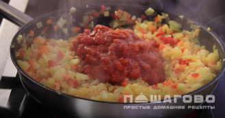 Фото приготовления рецепта: Овощная лазанья с кабачками - шаг 7