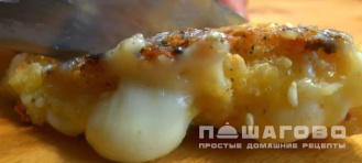 Фото приготовления рецепта: Жареный сулугуни - шаг 4
