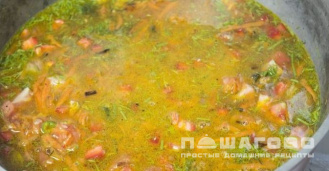 Фото приготовления рецепта: Плов с помидорами черри - шаг 9