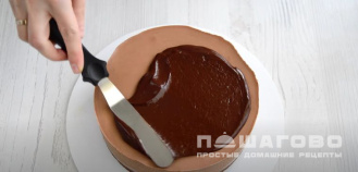 Фото приготовления рецепта: Торт-суфле с творогом - шаг 14