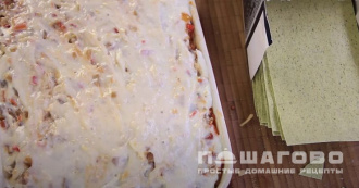 Фото приготовления рецепта: Овощная лазанья с кабачками - шаг 16