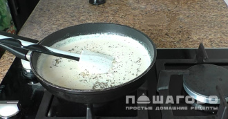 Фото приготовления рецепта: Гребешки в сливочном соусе - шаг 9