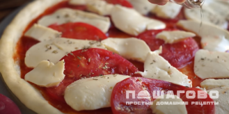 Фото приготовления рецепта: Пицца "Джульетта" - шаг 15