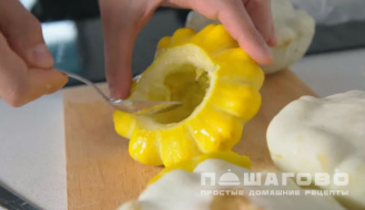 Фото приготовления рецепта: Фаршированные патиссоны с фаршем - шаг 1