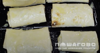 Фото приготовления рецепта: Фаршированный лаваш - шаг 6