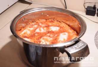 Фото приготовления рецепта: Голубцы в микроволновке - шаг 3