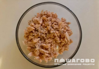 Фото приготовления рецепта: Риет из лосося - шаг 3