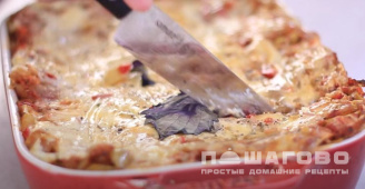 Фото приготовления рецепта: Овощная лазанья с кабачками - шаг 18
