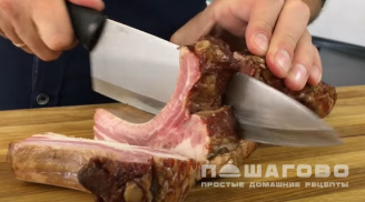 Фото приготовления рецепта: Суп с фасолью с копченостями - шаг 5
