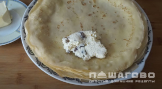Фото приготовления рецепта: Блинчики с творожной начинкой - шаг 14