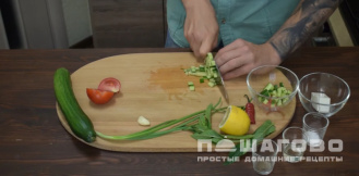 Фото приготовления рецепта: Огуречный гаспачо - шаг 1