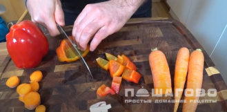 Фото приготовления рецепта: Овощной суп с цыплёнком - шаг 3